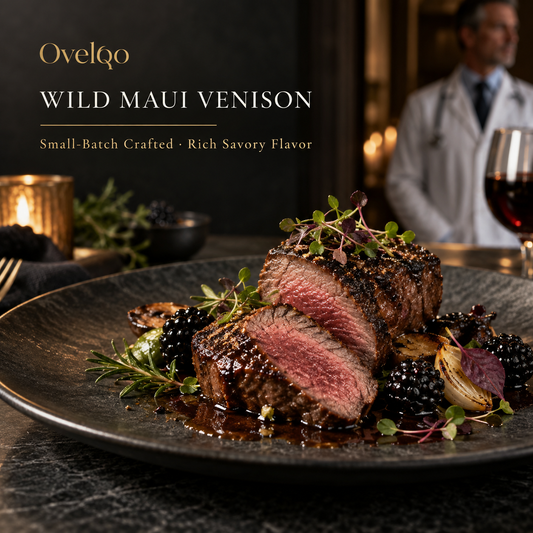 🦌 Ovelqo Premium Hawaiian Royal Wild Venison – Wild-Caught Maui Axis Deer, Rich Flavor & Small-Batch Crafted-TTBD