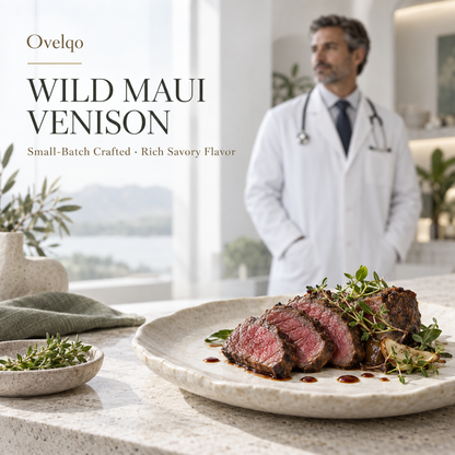 🦌 Ovelqo Premium Hawaiian Royal Wild Venison – Wild-Caught Maui Axis Deer, Rich Flavor & Small-Batch Crafted-TTBD
