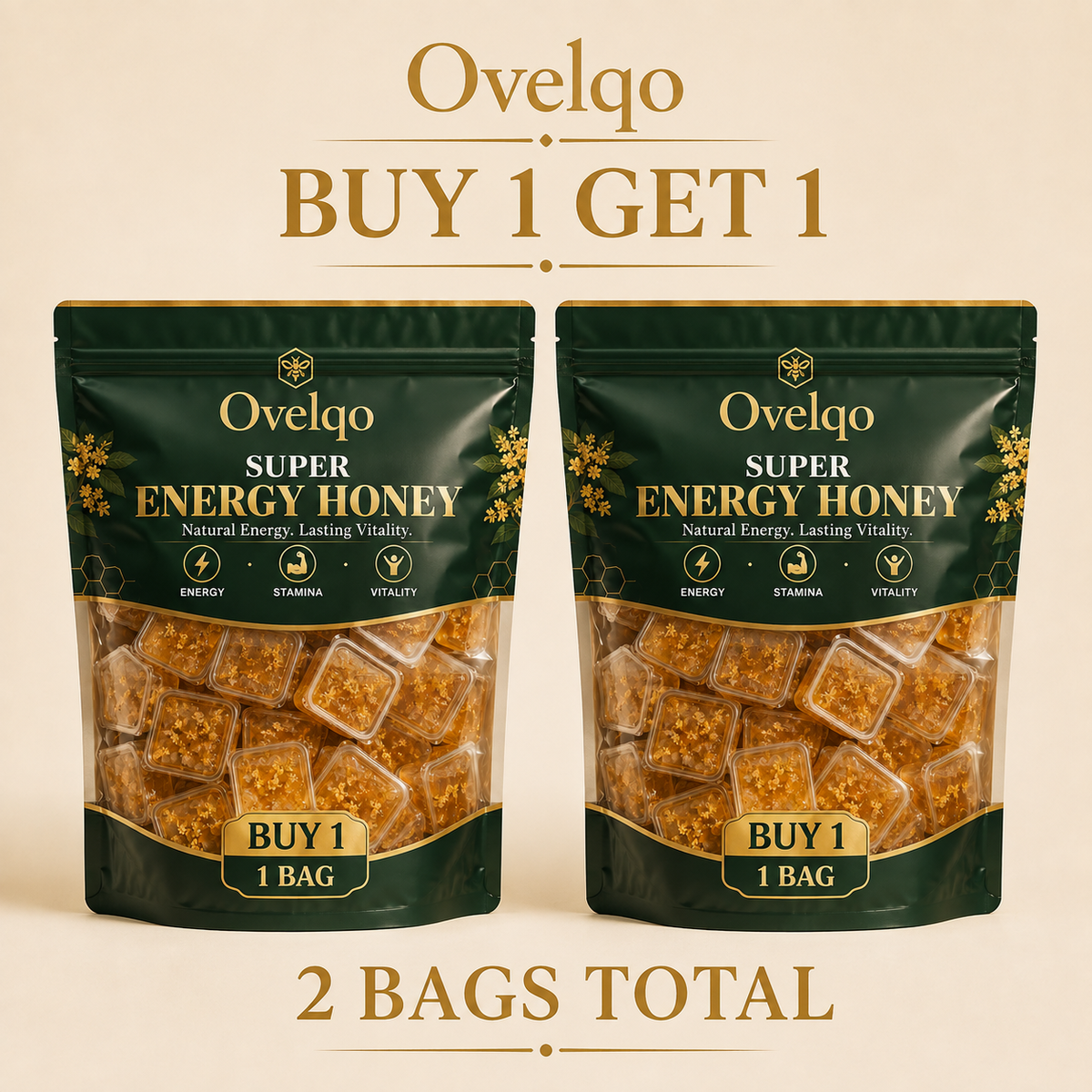🍯 Ovelqo™ Rare Honey Energy Blend – A Delicious Daily Wellness Ritual for Natural Vitality-TTBD