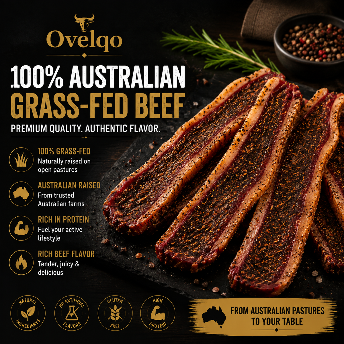 🥩 100% Australian grass-fed beef –nature's superfood！-TTBD