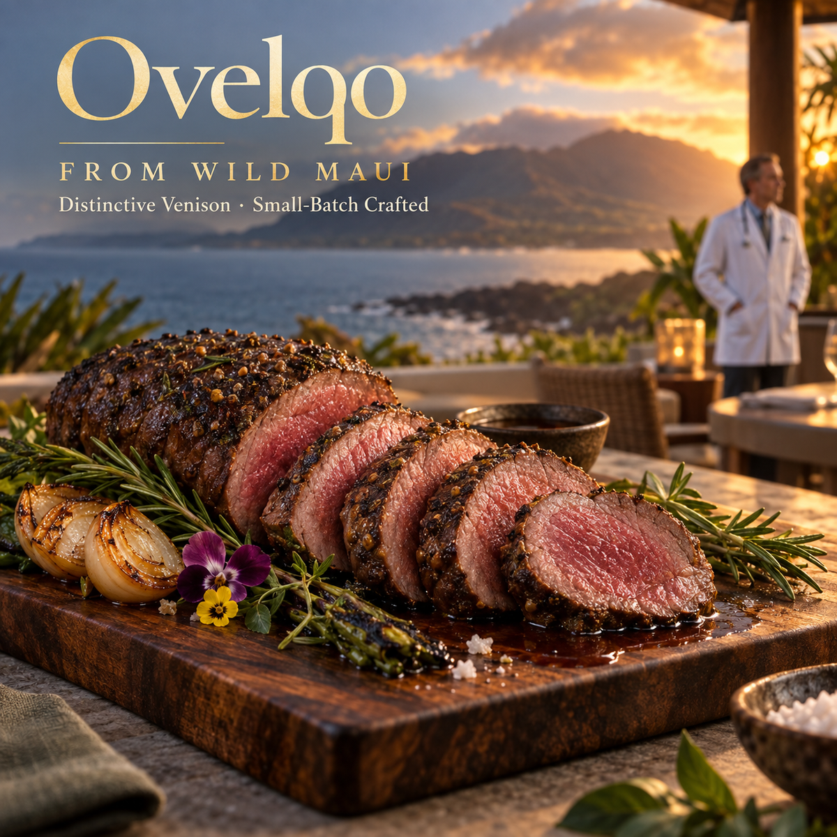 🦌 Ovelqo Premium Hawaiian Royal Wild Venison – Wild-Caught Maui Axis Deer, Rich Flavor & Small-Batch Crafted-TTBD