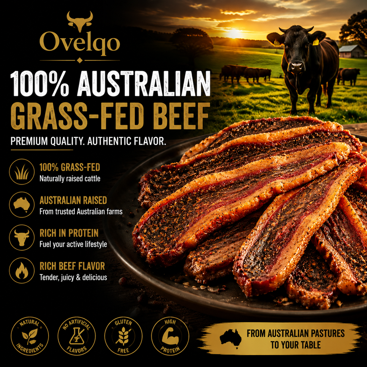 🥩 100% Australian grass-fed beef –nature's superfood！-TTBD